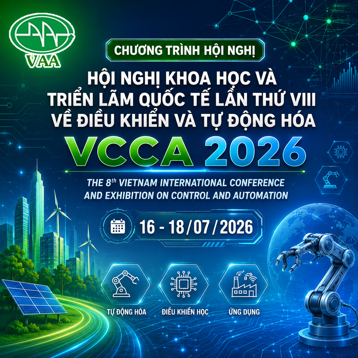 TECHPRO tham dự Hội nghị Khoa học và Triển lãm quốc tế về Điều khiển và Tự động hóa lần thứ 8 (VCCA 2026)